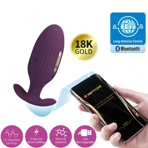Jefferson App Controlled Anal Plug Purple – Pretty Love