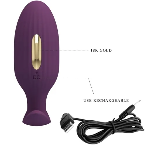 Jefferson App Controlled Anal Plug Purple – Pretty Love