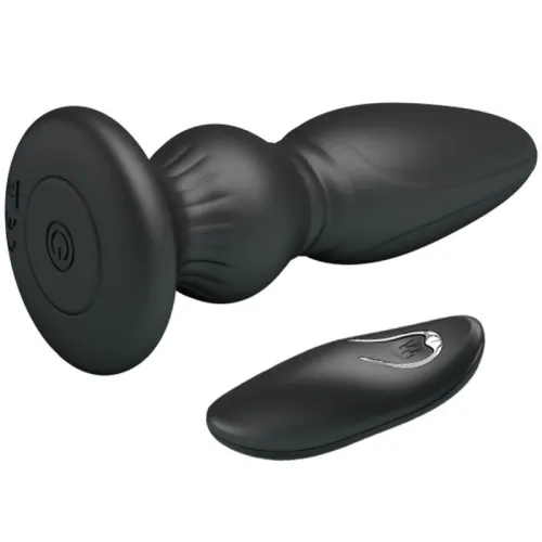Anal Plug with Remote Control Black – Mr Play