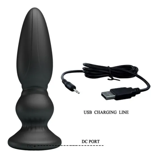 Anal Plug with Remote Control Black – Mr Play