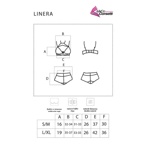Linera Senses-Kollektion Set Schwarz – Livco Corsetti Fashion