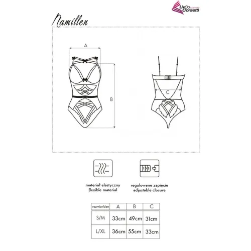 Namillen Body Schwarz – Livco Corsetti Fashion
