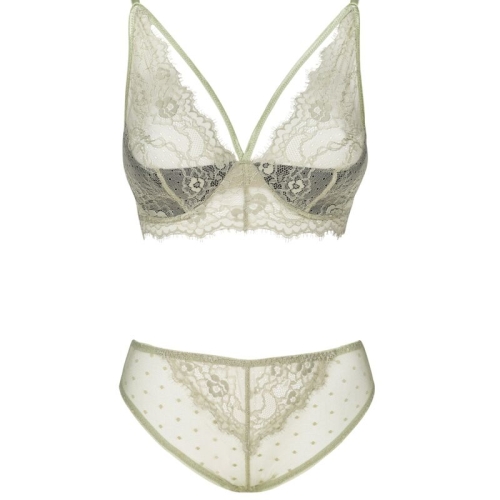 Pine Lc 90667 BH + Panty Khaki L/XL | Livco Corsetti Fashion