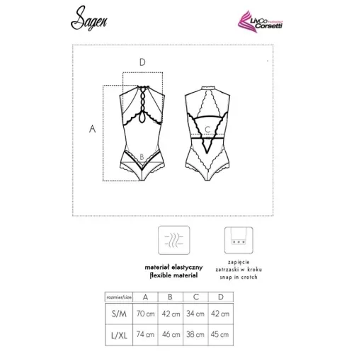 Sagen Body Schwarz – Livco Corsetti Fashion