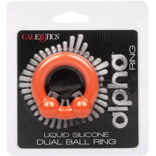 Alpha Dual Ball Ring Orange | Calex