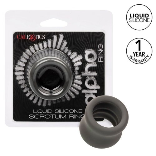 Alpha Scrotum Dehnungsring Schwarz | Calex