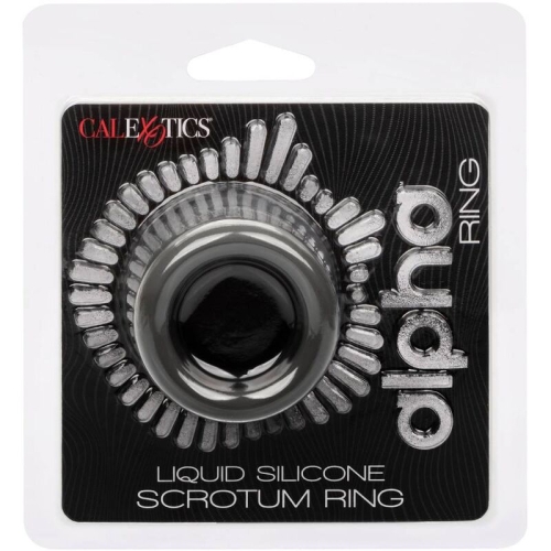Alpha Scrotum Dehnungsring Schwarz | Calex