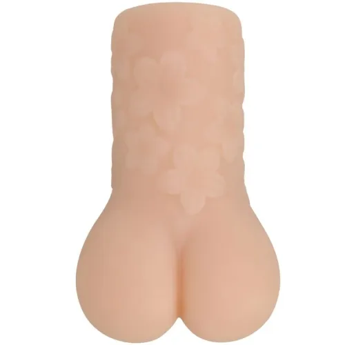 Scarlet red masturbator in vagina shape