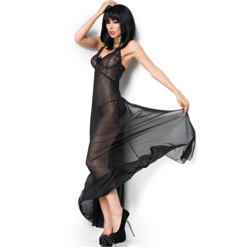 Cr 3883 Babydoll Lang Schwarz L/XL | Chilirose