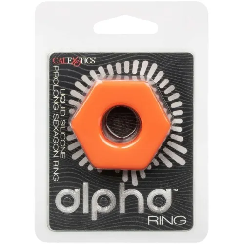 Alpha Prolong Sexagon Ring Orange – Calex