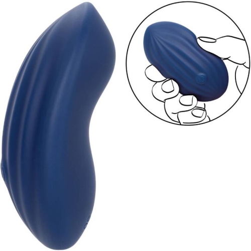 Cashmere Samt Curvy Blau | Calex