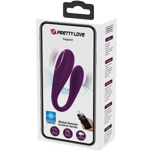 August Remote Global Paarvibrator | Pretty Love