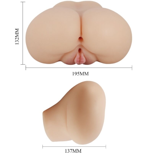 Luna Realistischer Vagina- Und Anusvibrator