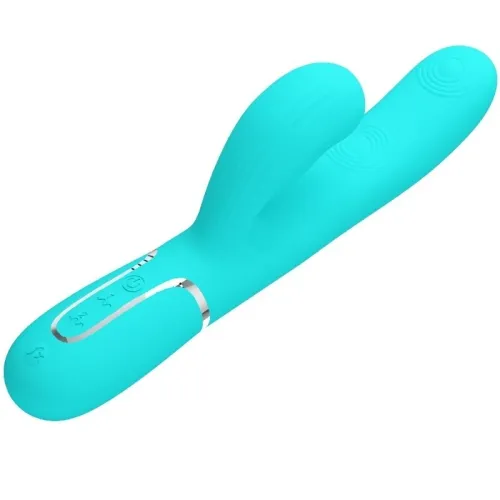 Perlita 3 in 1 G-Spot Vibrator Aqua Green | Pretty Love