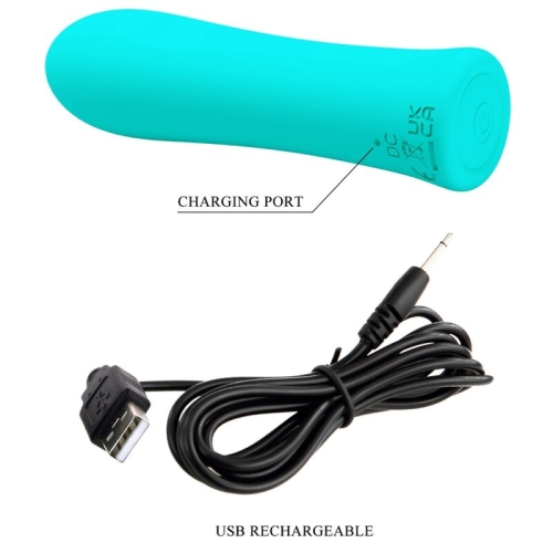 Alfreda Super Power Vibrator Aqua Green | Pretty Love