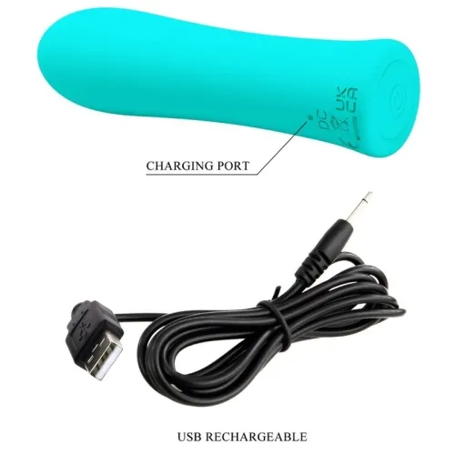 Alfreda Super Power Vibrator Aqua Green | Pretty Love
