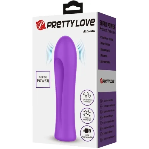 Alfreda Super Power Vibrator Aqua Lila | Pretty Love