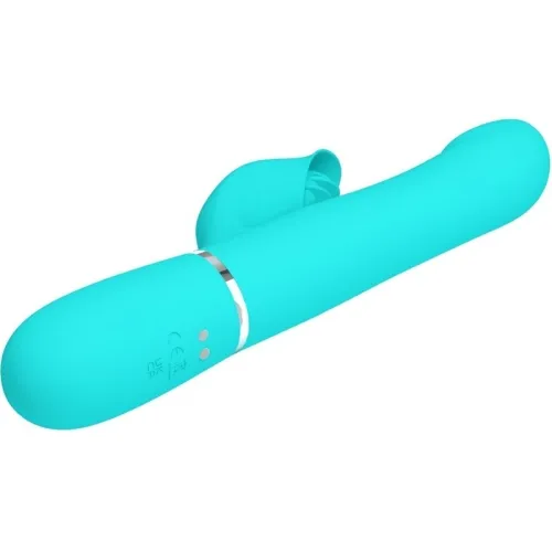 Rabbit vibrator Pearls Aqua Green | Pretty Love