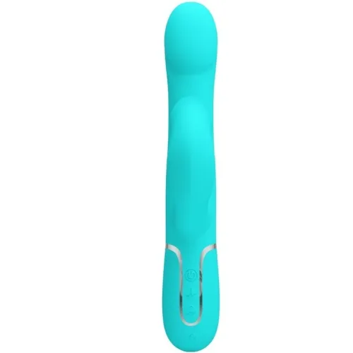 Rabbit vibrator Pearls Aqua Green | Pretty Love