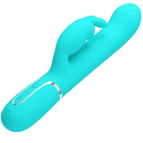 Coale Rabbit Vibrator Beads Aqua Green | Pretty Love