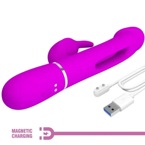 Dejon Rabbit Vibrator 3 In 1 Aqua Green 7 Modes | Pretty Love