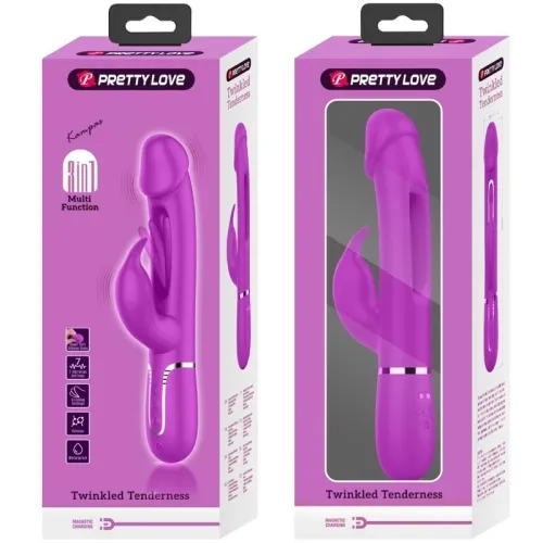 Dejon Rabbit Vibrator 3 In 1 Aqua Green 7 Modes | Pretty Love