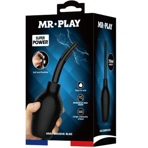 Anal Douche Blkc Super Power Schwarz – Mr Play