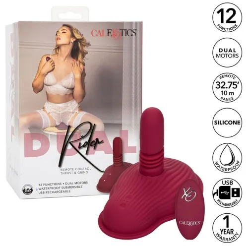 Dual Rider Remote Mittrol Thrust & Grind Red | Calex