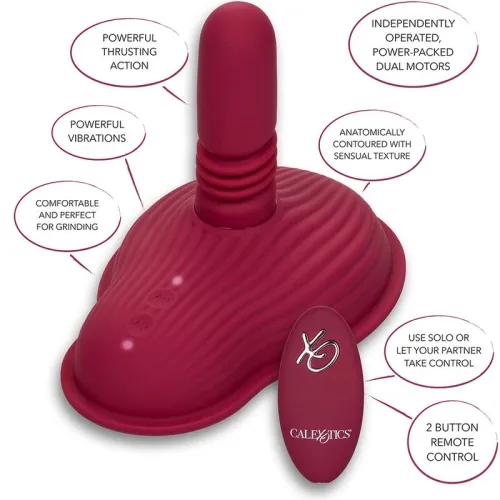 Dual Rider Remote Mittrol Thrust & Grind Red | Calex