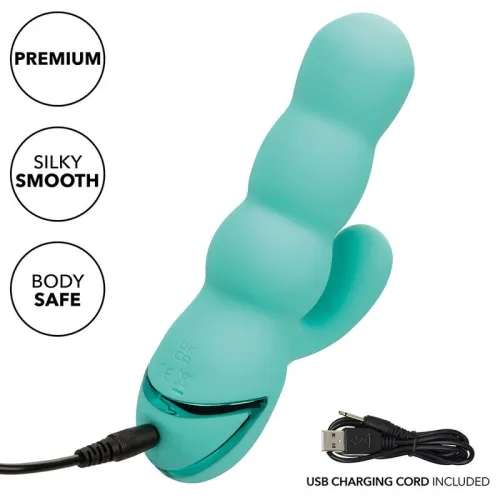 Del Mar Diva Rabbitvibrator Aqua Grün | Calex
