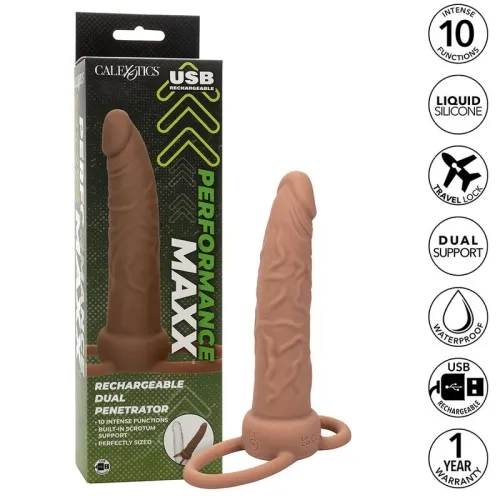 Performance Maxx Dual Penetrator, Brown – Calex