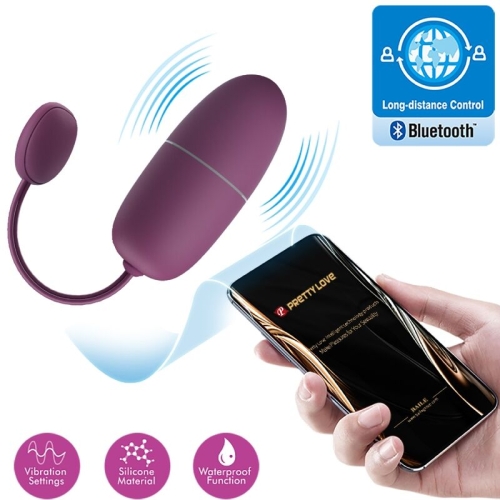 Nymph Vibrierendes Ei App Gesteuert Lila | Pretty Love