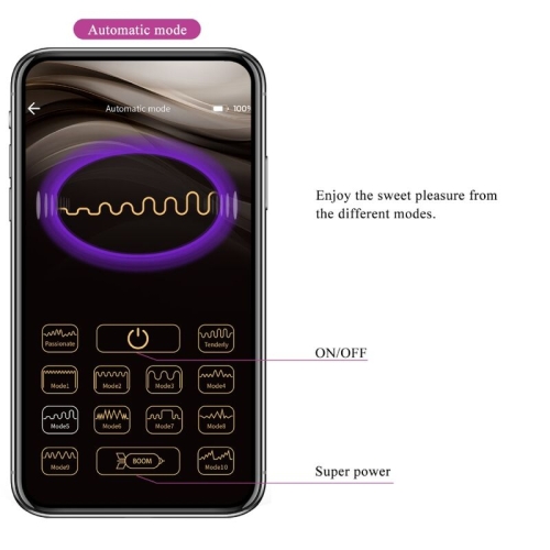 Nymph Vibrierendes Ei App Gesteuert Lila | Pretty Love