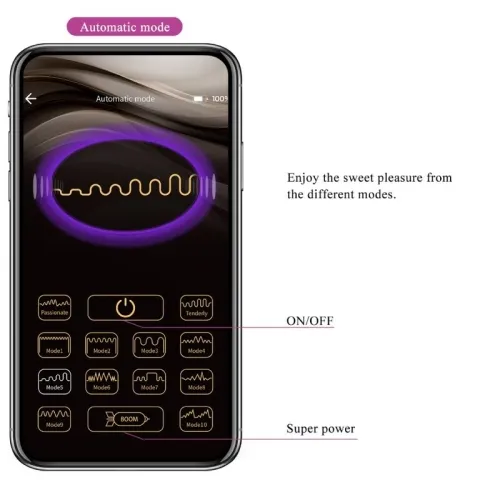 Nymph Vibrierendes Ei App Gesteuert Lila – Pretty Love