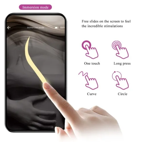Nymph Vibrierendes Ei App Gesteuert Lila – Pretty Love