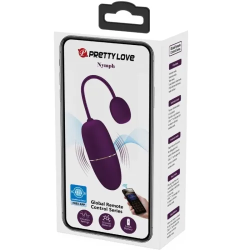 Nymph Vibrierendes Ei App Gesteuert Lila – Pretty Love
