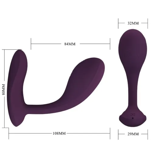 Baird G-Spot App Vibrator 12 Modes Purple | Pretty Love