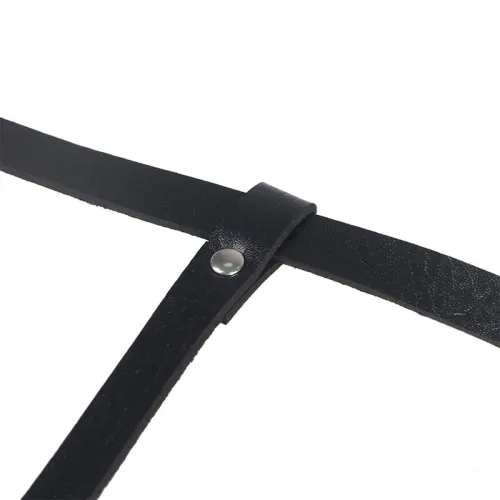 Körperharness Aus Leder Schwarz – Subblime
