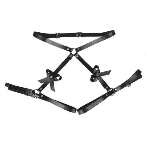 Leder Hüft Und Bein Harness Schwarz – Subblime