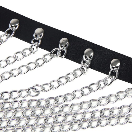 Brustharness Mit Grossen Ringketten OneSize | Subblime