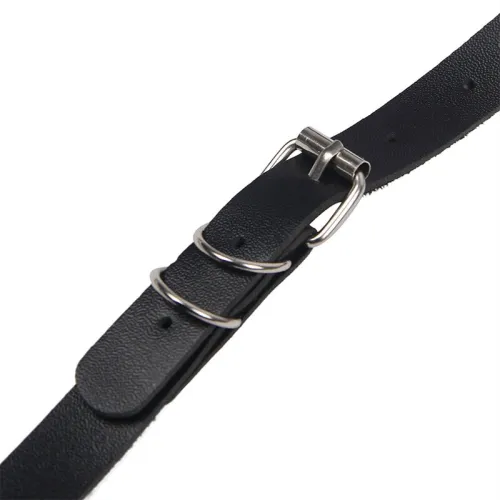 Ganzkörperharness Mit Lederschnallen Schwarz – Subblime