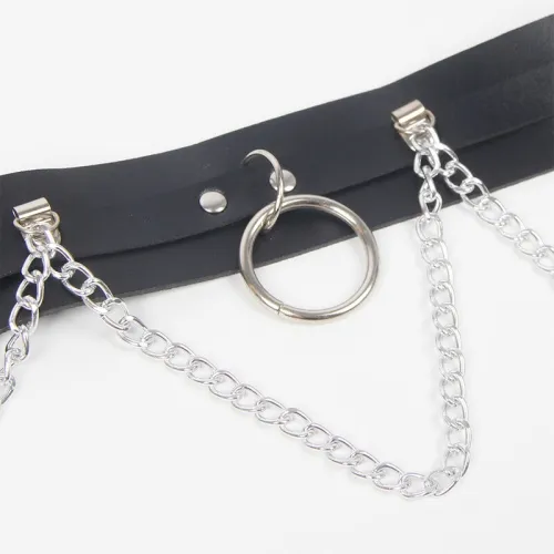 Belt and Garter with Rings and Chain – Subblime