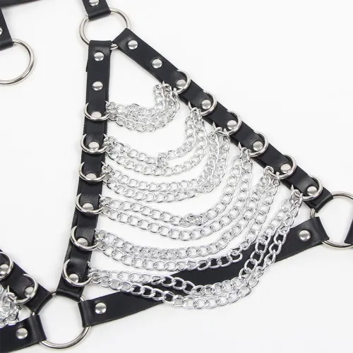 Harness Bra and Necklace with Chains – Subblime