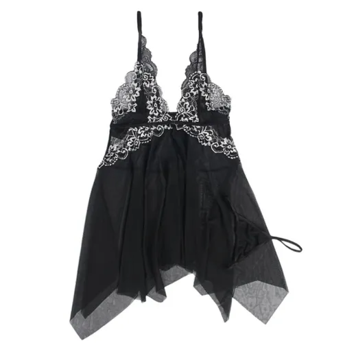 Babydoll Stoff Tüll Brust Spitze S/M – Subblime