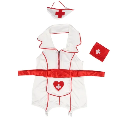 Sexy Krankenschwester Kostüm Kleid L/Xl – Subblime