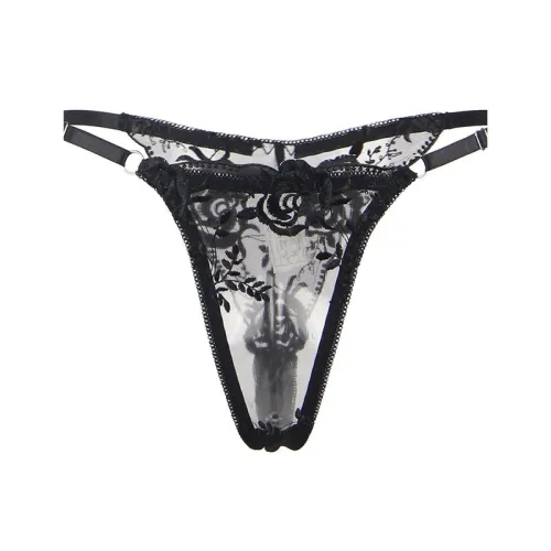3-piece set with floral print, black, S/M – Subblime
