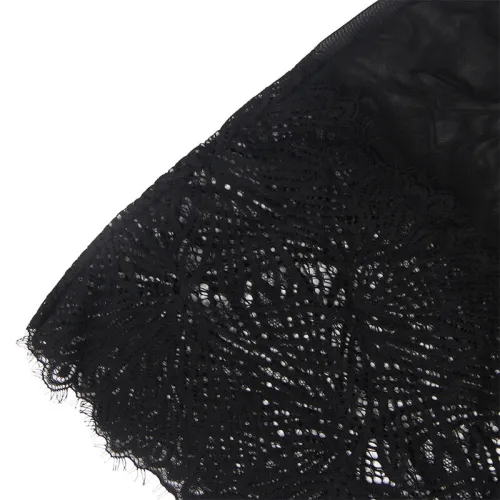 Babydoll Mit Verstellbaren Spitzenträgern Schwarz L/Xl – Subblime