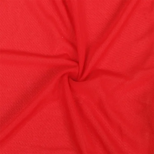 Transparent Fabric Coat With Lace Detail Red L/Xl – Sublime