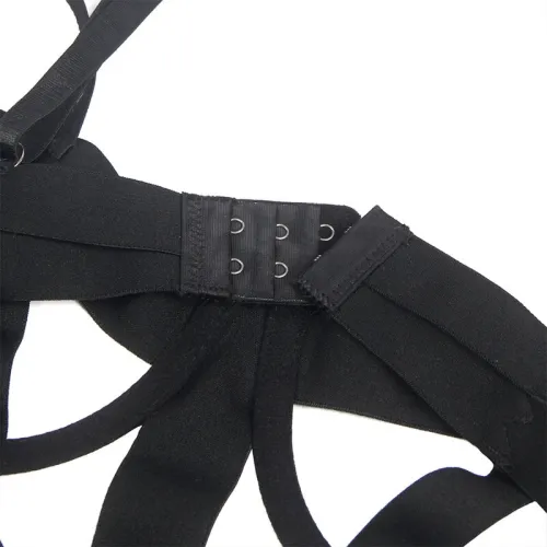 Sexy Bodysuit with Cutouts, Black, S/M – Subblime