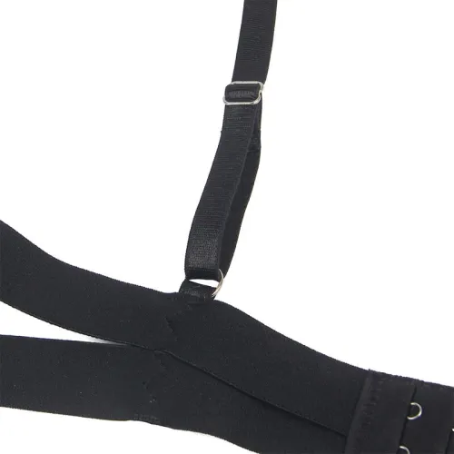 Sexy Bodysuit with Cutouts, Black, S/M – Subblime